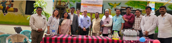 Group photo at the Akshar Sheti inauguration